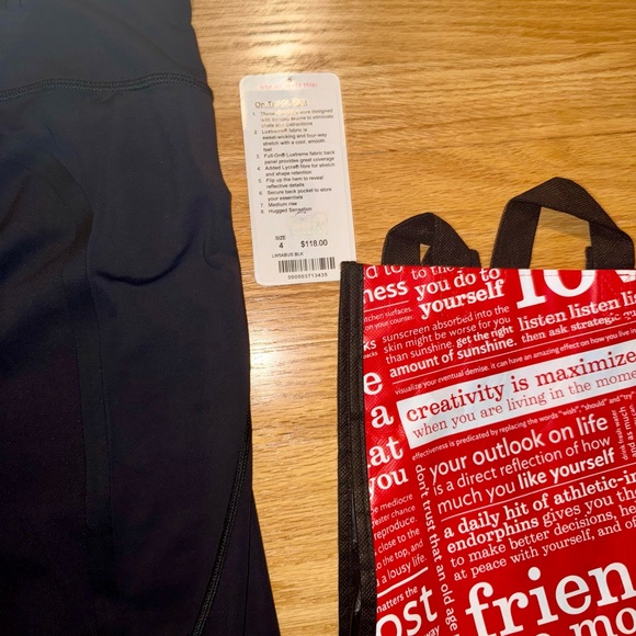 Lululemon On Track Tight- Rare- bonded details- size 4 - Picture 10 of 13